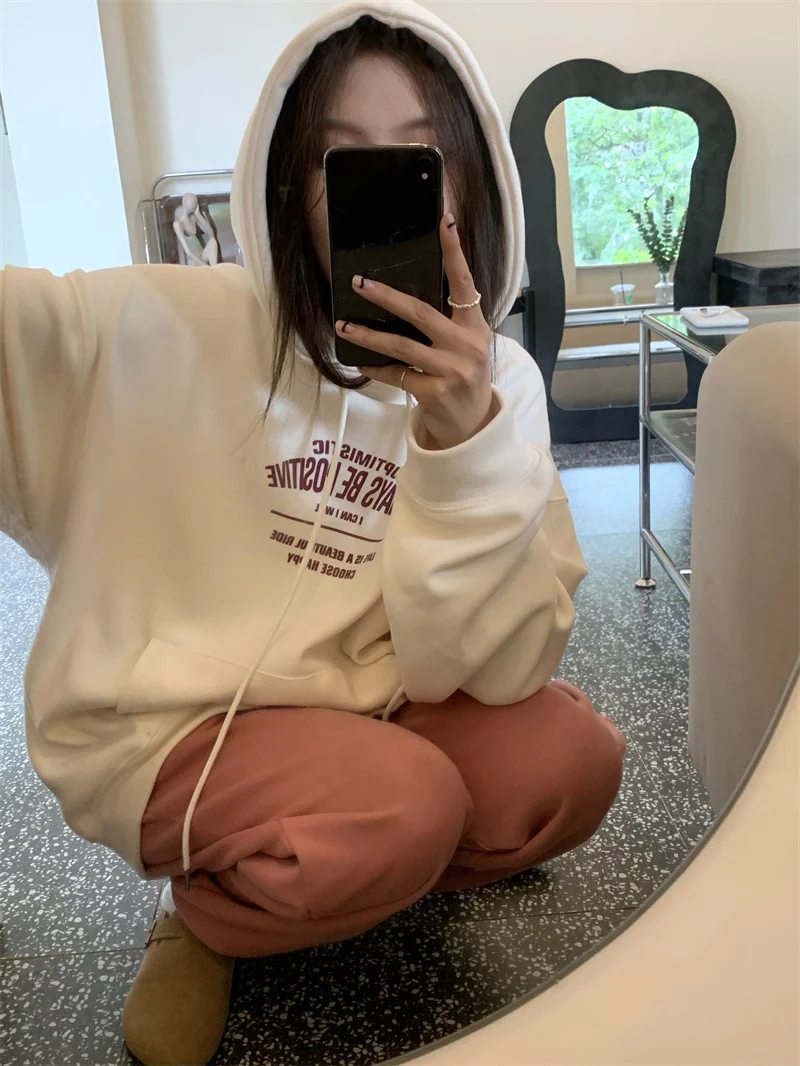 Title 9, Sudadera con capucha y estampado de letras vers...
