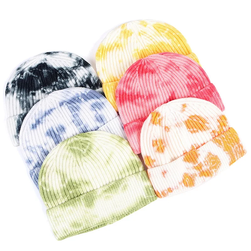 Title 8, Bonnet tricoté imprimé tie-dye