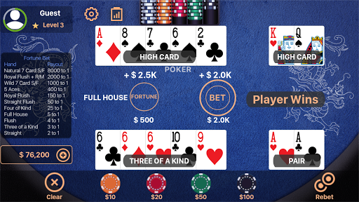 Screenshot Pai Gow Poker