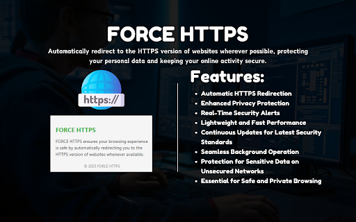 Force HTTPS - Browse Securely, Everywhere Preview 1