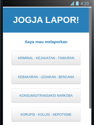 Jogja Lapor! App