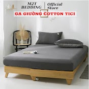 Ga Giường Cotton Tici M2T Bedding Drap Trải Giường Bo Chun Đủ Size (Không Kèm Vỏ Gối)