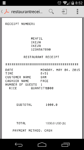 Receiptish - Receipt Generator