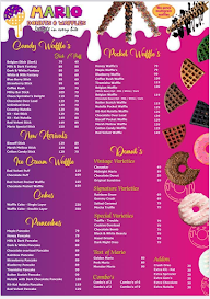 Mario Donuts & Waffles menu 1