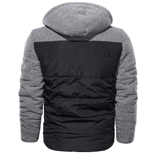 Title 3, Mens Spliced Cotton Jacket Plus Size (MOQ 200p...