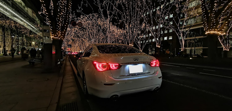 スカイラインの2019ベストショット・メリークリスマス・クリスマス・マフラー交換・INFINITIに関するカスタム事例の投稿画像1枚目