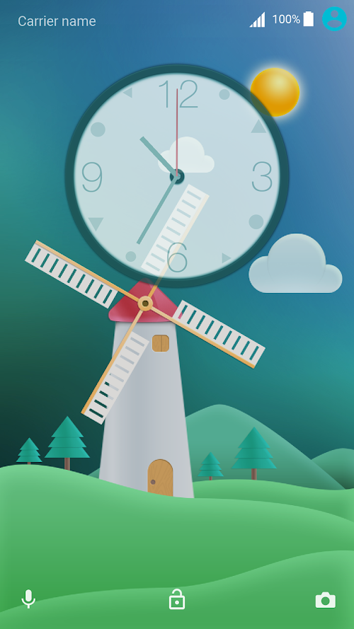 Android application Windmill Xperia Theme screenshort