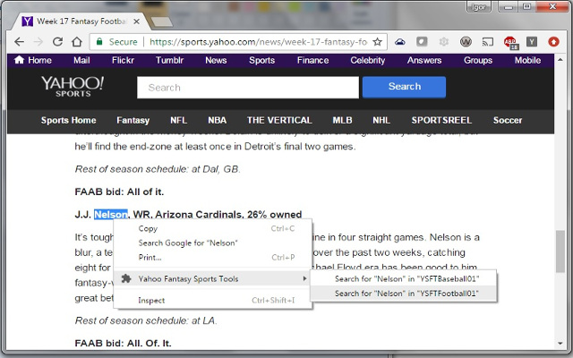 Yahoo Fantasy Sports Tools Preview image 1