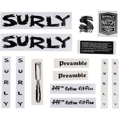 Surly Preamble Decal Set with Chisel alternate image 0