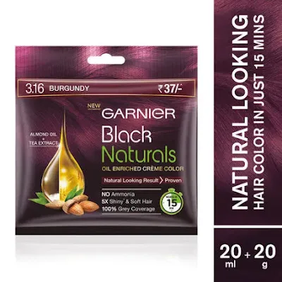 Garnier Black Naturals Burgundy - 20 ml