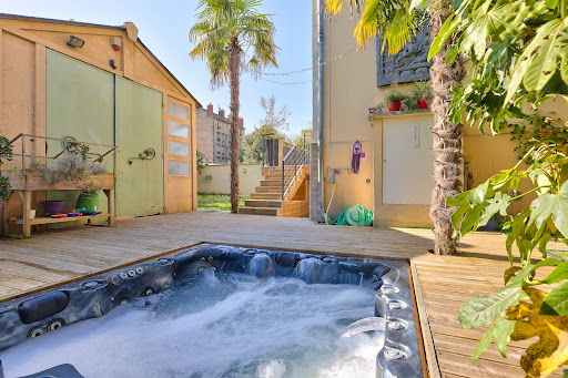 Buy this luxury house in Ermont (95120) - Hot tub on wooden deck
