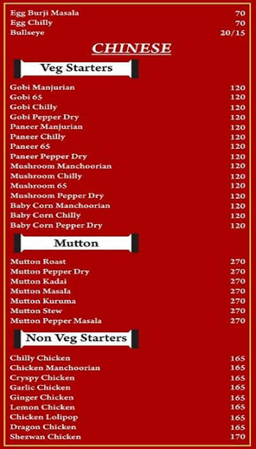 Foodiez Family Restaurant menu 