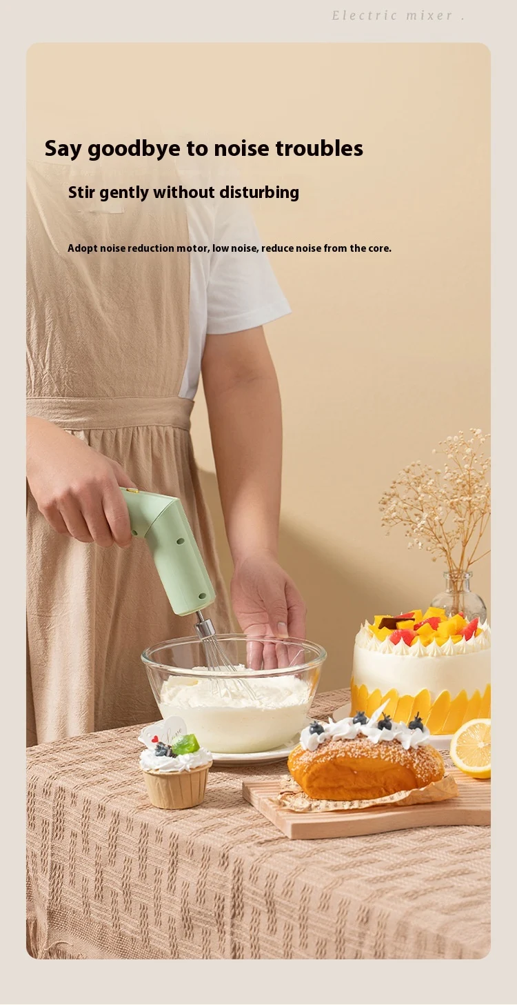 Title 23, Wireless Electric Whisk Household Cream Blender...