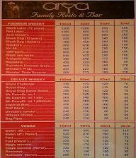 Hotel Araya menu 6