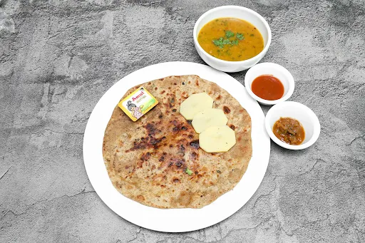 Aloo Parantha With Yellow Dal