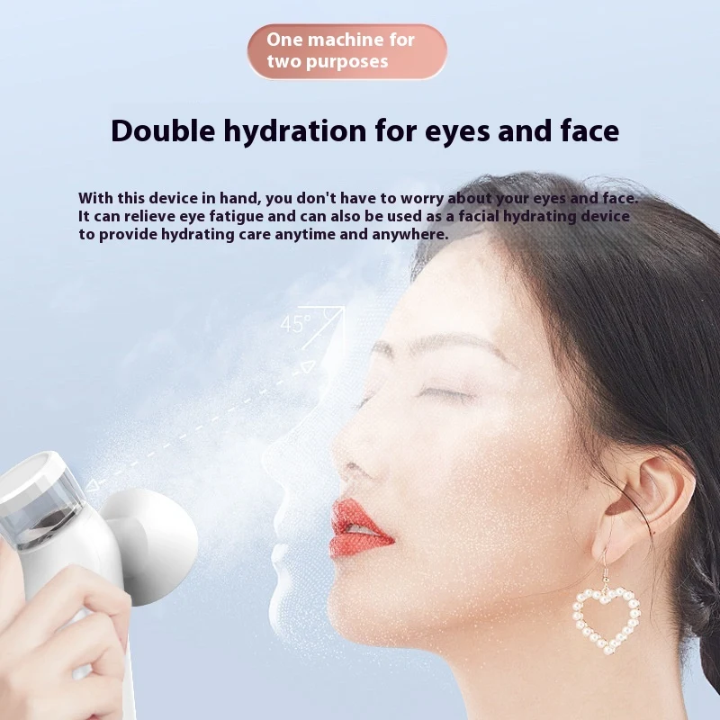 Compressas Oculares Quente e Fria Portátil para Casa com Limpeza Atomizada. Alívio e Higiene para Olhos Cansados e Secos.