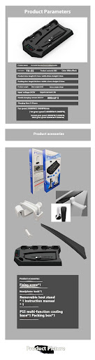 Title 11, Multifunctional Charging Base Radiator with Dir...