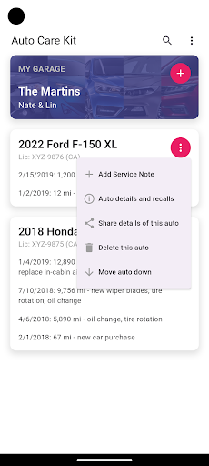 Screenshot Auto Care Kit
