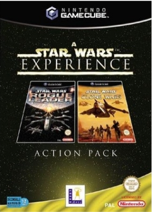 A Star Wars Experience Action Pack: Rogue Leader Rogue Squadron 2 + Clone Wars (FR) - Nintendo Gamecube - PAL/EUR/UKV - Complete (CIB)