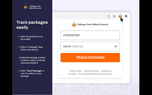 Package Track Online and Search