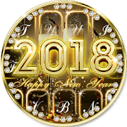 Happy New Year 2018 keyboard 10001003 Icon