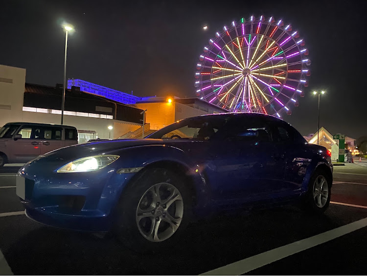 RX-8の観覧車と愛車・夜のドライブ・刈谷ハイウェイオアシス・夜景・夜景と愛車に関するカスタム事例の投稿画像2枚目