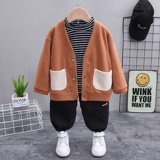 Title 6, The New Spring and Autumn Male Treasure Three-p...