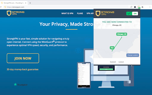 StrongVPN - The Fastest Proxy Extension