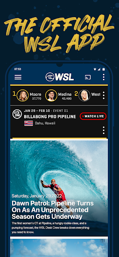 Screenshot World Surf League
