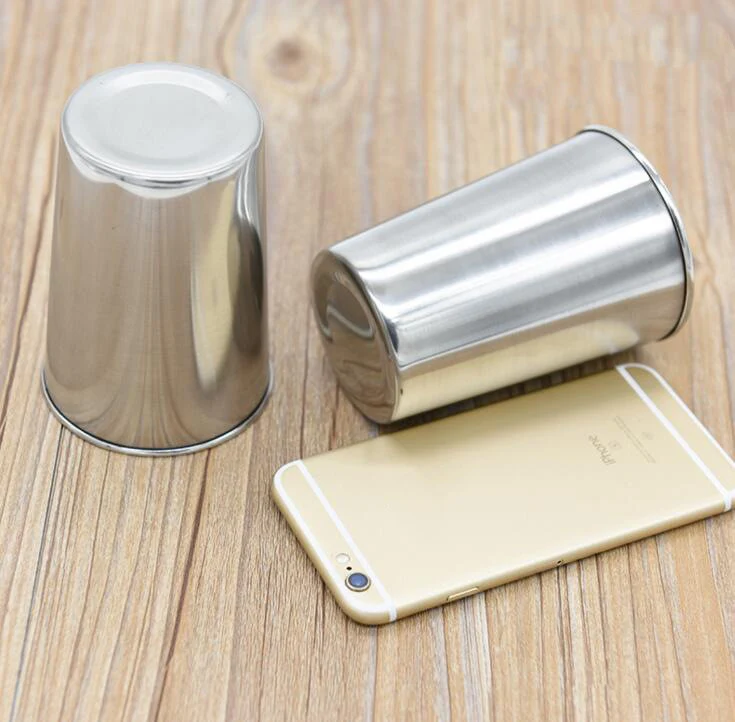 Verre à vin portable en acier inoxydable pour la maison, parfait pour savourer vos boissons avec élégance et durabilité, facile à transporter.