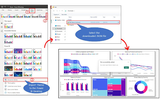 Coolors to Power BI Theme