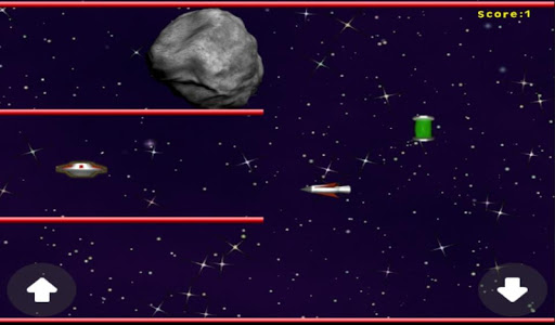 UFO Asteroid Run