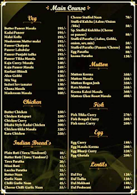 Badri Kitchen menu 1