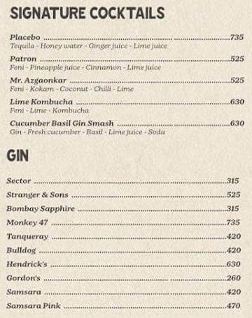 Loco Otro menu 