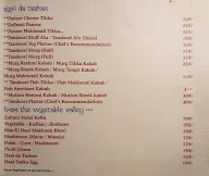 La Shivaaz - Hotel Shivam menu 1