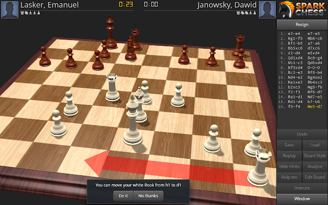 Sparkchess . Online Games .