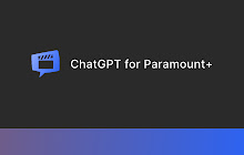 chatGPT for Paramount Plus small promo image