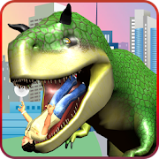 Wild Dinosaur City Attack  Icon