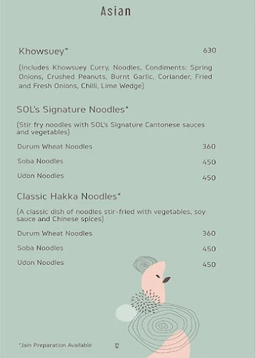 Spoon Of Love menu 