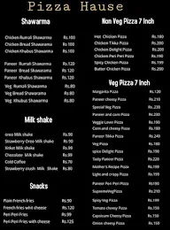 Pizza House menu 1