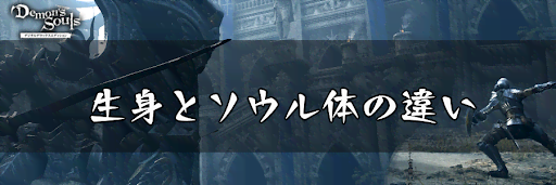 デモンズソウルリメイク_生身とソウル体の違い