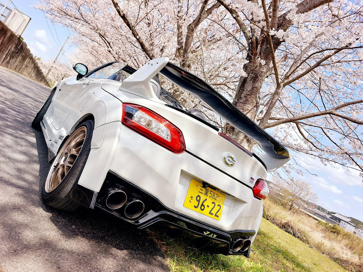 コペンのサクラと愛車・桜シーズン開幕・4月もよろしくお願い致します🌸・コペンGR・休日の過ごし方は、とりあえず、桜並木&定期通院でした👌に関するカスタム事例の投稿画像7枚目