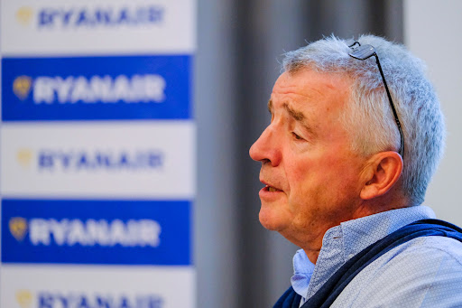 Ryanair CEO Michael O’Leary thinks only vaccinated passengers should be allowed to fly, according to the Telegraph. Picture: BLOOMBERG