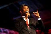 Comedian David Kau during his Blacks Only comedy show on May 31, 2015 at Emperors Palace in Kempton Park, South Africa.