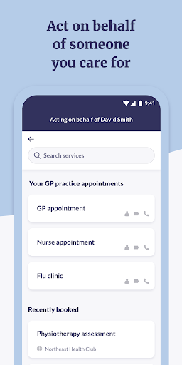 Screenshot Patient Access