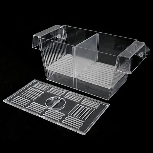 Acrylic Aquarium 3 In1 Suspension Breeding Hatchery Isolation Box With 2 Layers Incubator Fishbowl For Guppy Betta-fish