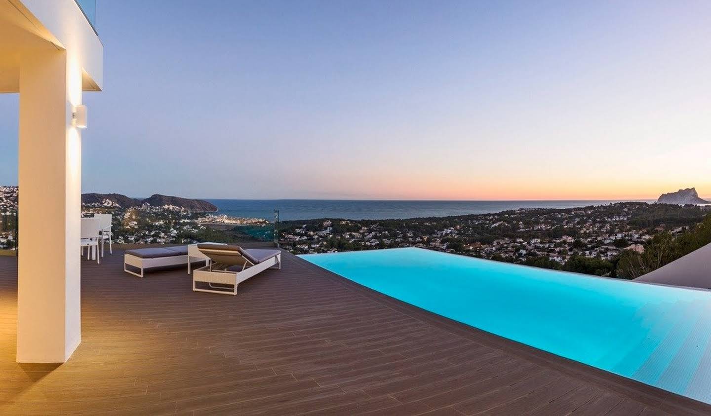 Villa avec piscine et terrasse Moraira