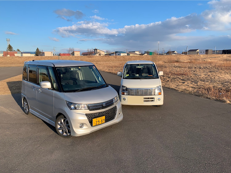 パレットSWのcartunefriends・たかさん車高調MT笑・MT前からなおさんとﾊﾟｼｬｯ! Σp[【◎】]ω･´)・2週連続(。-∀-)ﾆﾔﾘ・夜の大橋綺麗(^_^)に関するカスタム事例の投稿画像4枚目