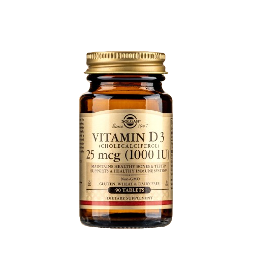 [HSD 02.25]Viên Uống Solgar Vitamin D3 1000 Iu - Ngừa Loãng Xương, Hỗ Trợ Sức Khỏe Xương Khớp [90 Viên]