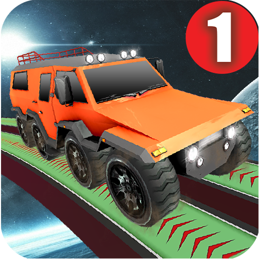Mega Cars Space Stunt Drive Game